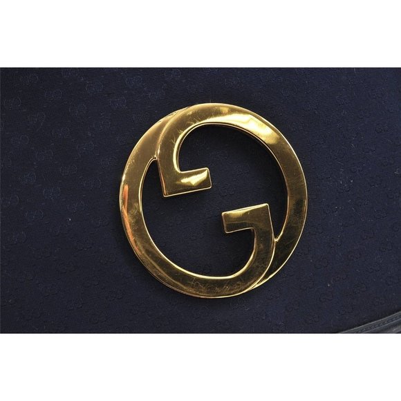 RARE Gucci blue micro Guccissima print 'Blondie' saddle bag - Picture 2 of 14